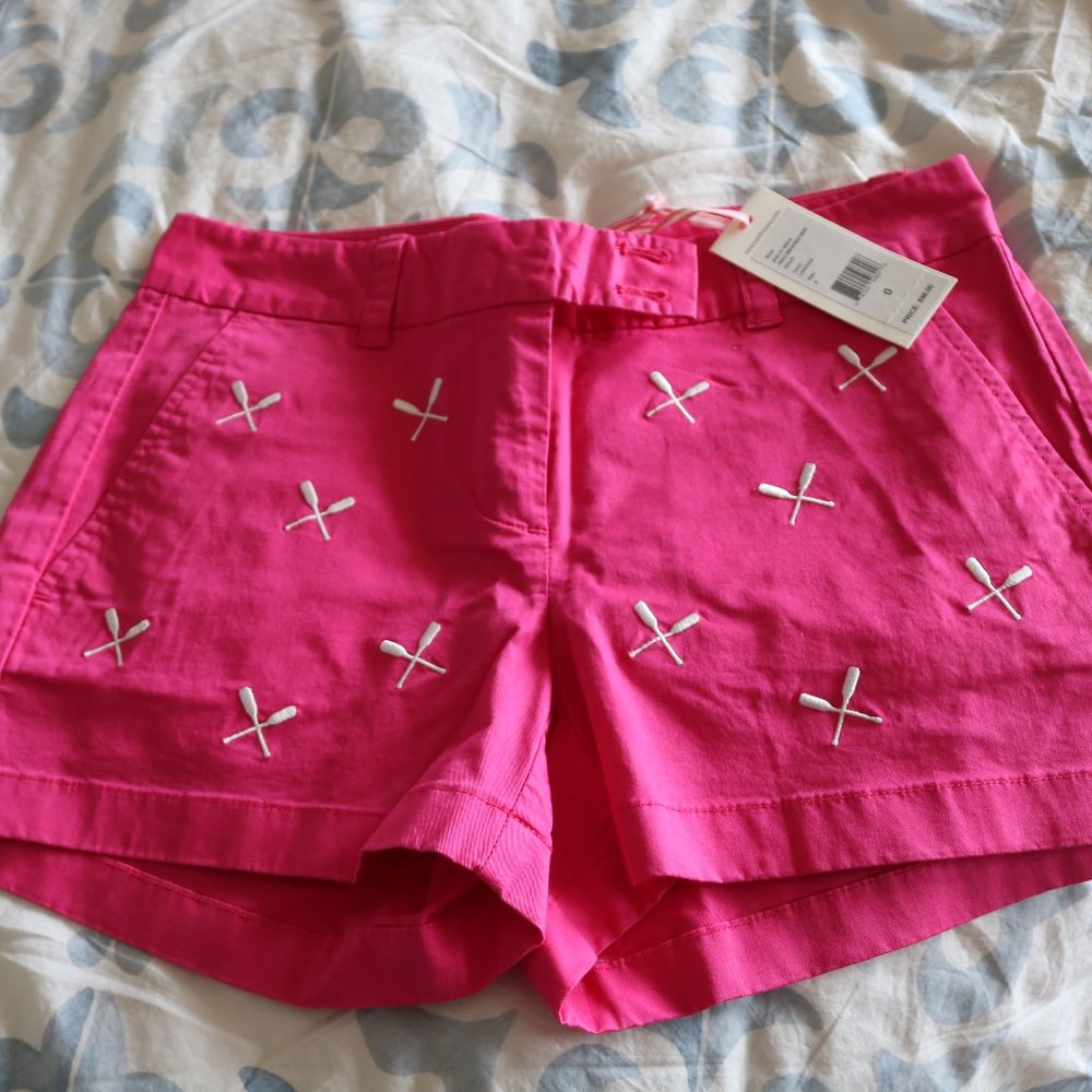 Vineyard Vines Lipstick Pink Paddle Dayboat shorts